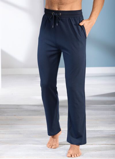Twee-pack slaap- en vrijetijdsbroeken, met modale 