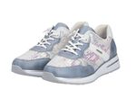 Sneakers met glinsterende pailletten BLEU-WIT