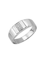 Edele herenring met diamant 