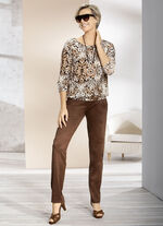 Tuniek met decoratieve plooien 