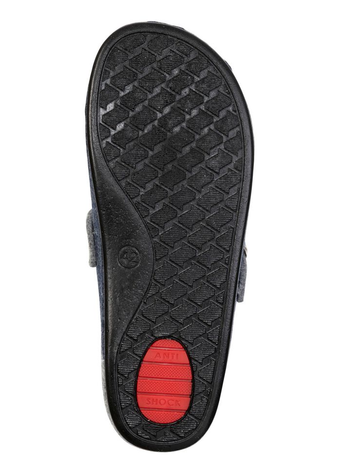 Klassieke herenpantoffels, gemaakt van wolvilt 