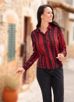 Blouse met overhemdkraag 