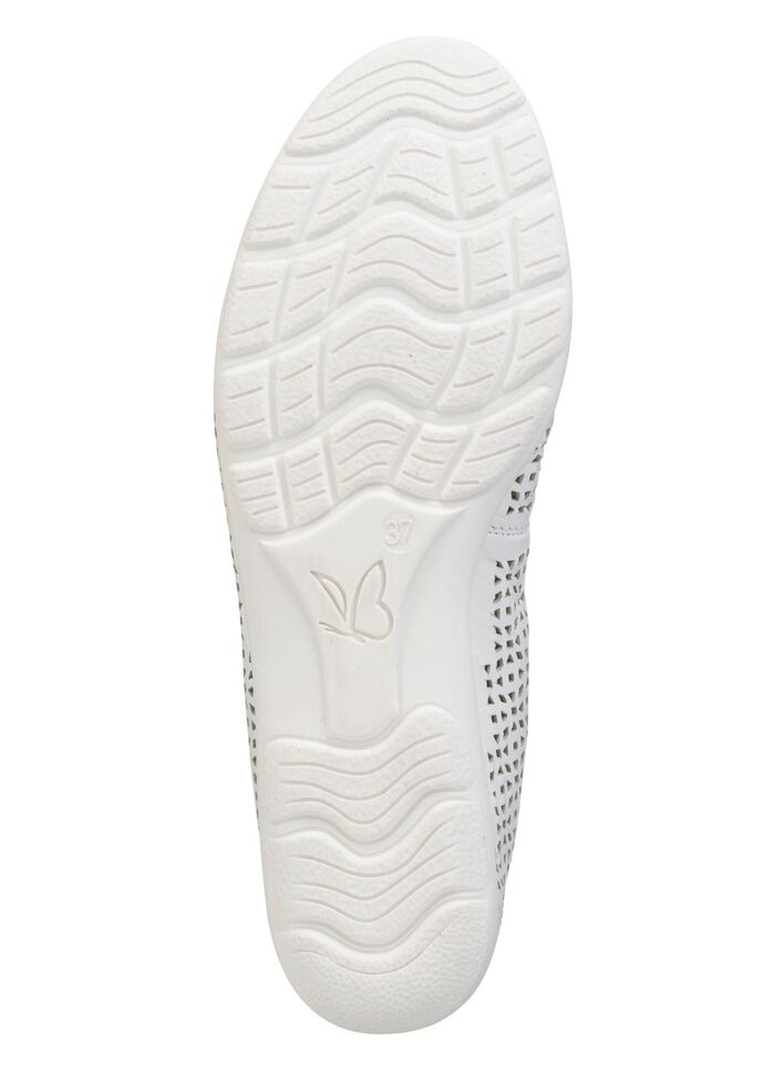 Caprice, zomerse damesballerina's, breedte G, met elastische band 