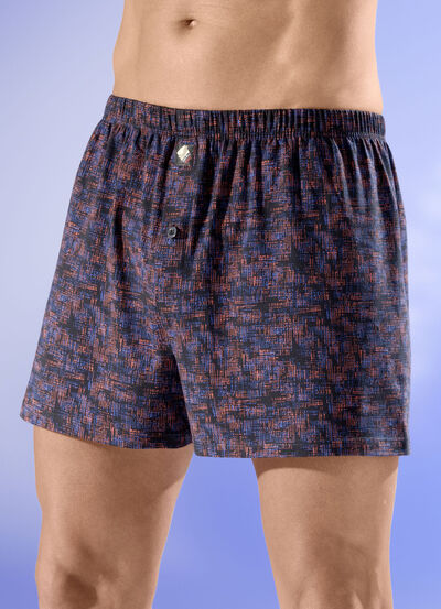 Vierpack boxershorts met knoopsluiting 