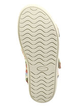 ELENA EDEN sandaal gemaakt van interessant raffia materiaal BEIGE-MULTI