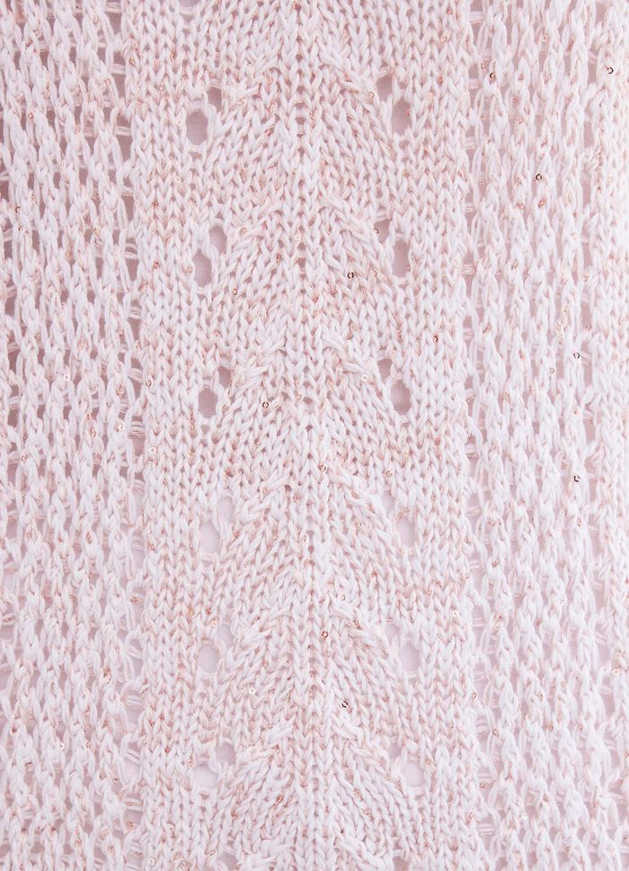 Trui met luxe, glinsterende paillettengaren 