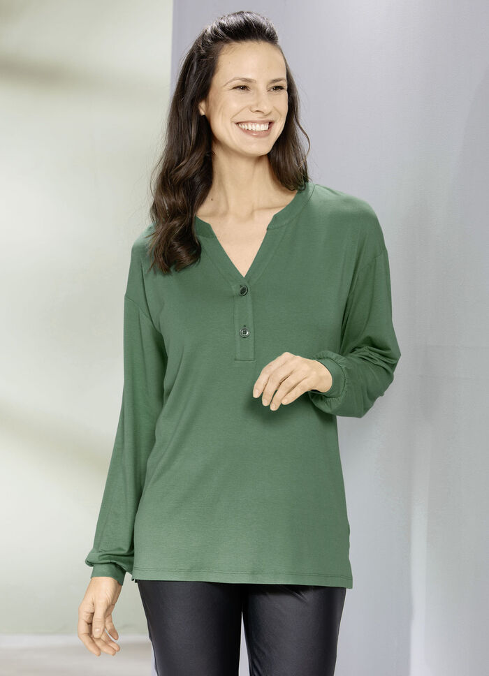 Shirttuniek met elastaan 