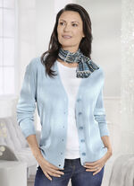 Vest van scheerwol (merino) HELLBLAU