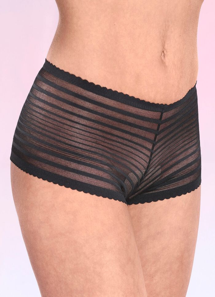 Tweepak elastische tule broeken 