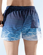 Zwemshort, achterzak met klittenbandsluiting, microvezel