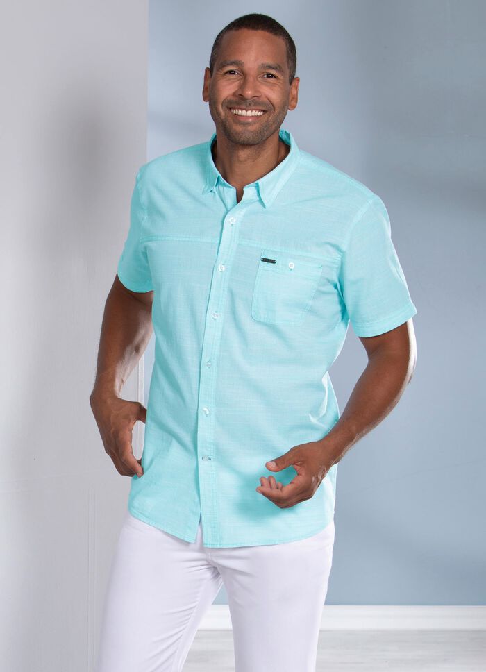 Overhemd met borstzakje 