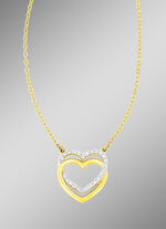 Romantische ketting met 25 diamanten 