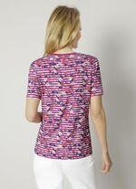 Shirt in een modieuze printmix 