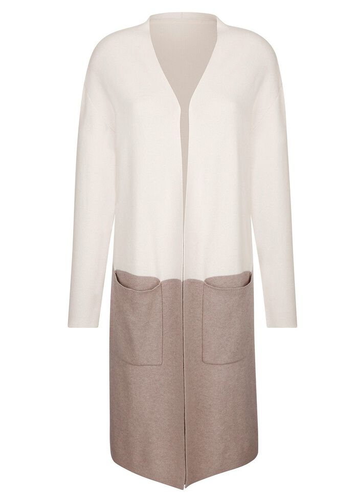 Lang vest met kasjmier 