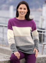 Trui met glitteraccenten 