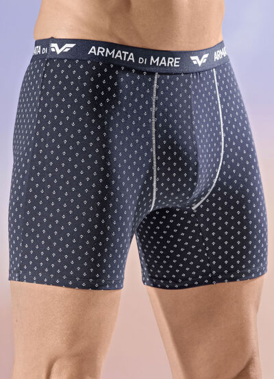 Vierpack broeken met all-over design 