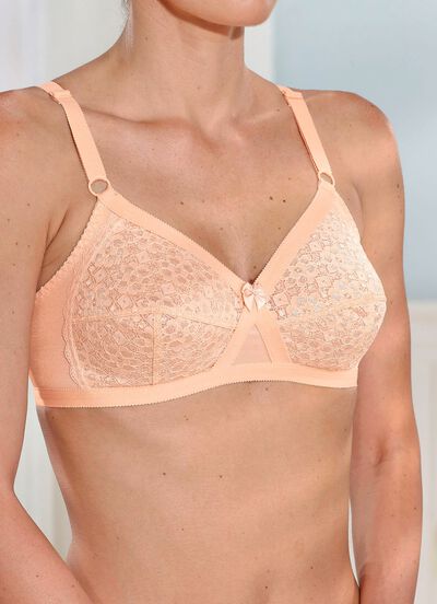 Twee-pack bh met kanten cups 