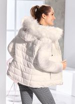 Omkeerbare jas met vaste capuchon 