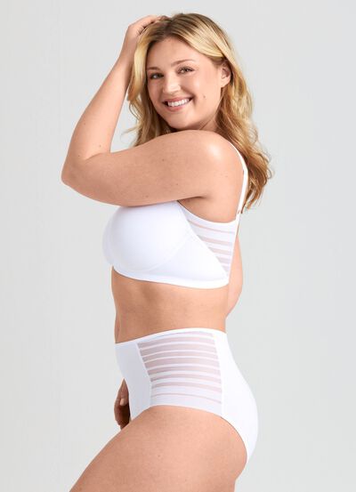 Miss Mary slip met semi-transparante inzetstukken 