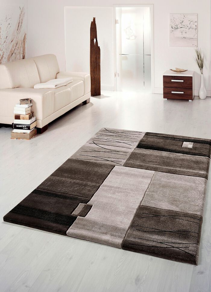 Bruggen, galerijen en tapijten met handgeleide contoursnijden BRUIN