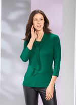 Overhemd tuniek met opstaande kraag 