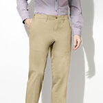 Broek van "Francesco Botti" met comfortabele tailleband in 3 kleuren BEIGE