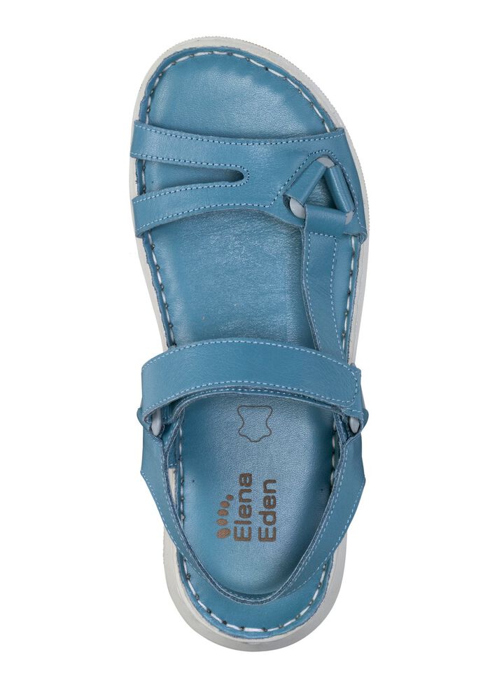 ELENA EDEN sandaal gemaakt van zacht nappaleer JEANS