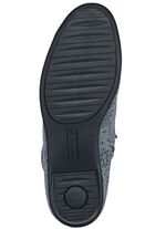 Waldl&auml;ufer veterlaarzen met bloemenreli&euml;f GRIJS