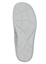 Laurina, klassieke damespantoffels, met uitneembaar voetbed HELLGRAU