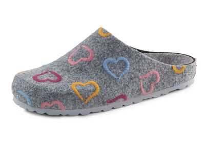 Laurina, klassieke damespantoffels, breedte H, met anatomisch gevormd voetbed 