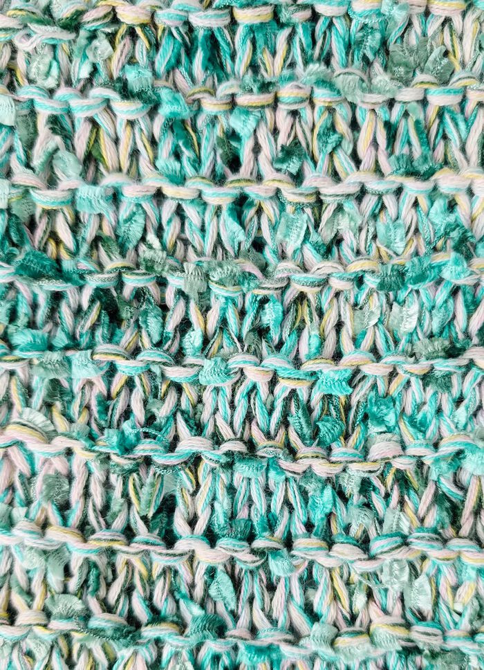 Trui met hoogwaardig garen met vereneffect 