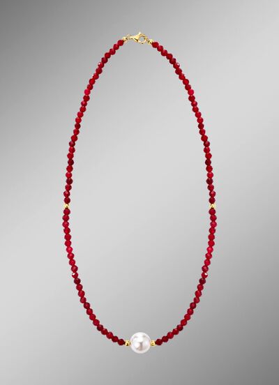 Ketting met schelpparel 