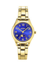 Quartz partnerhorloge van Pools met maanstanden 