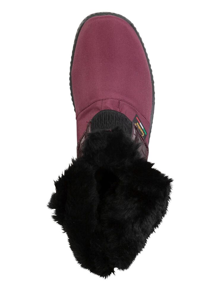 ELENA EDEN enkellaarzen gemaakt van zacht textielmateriaal BORDEAUX