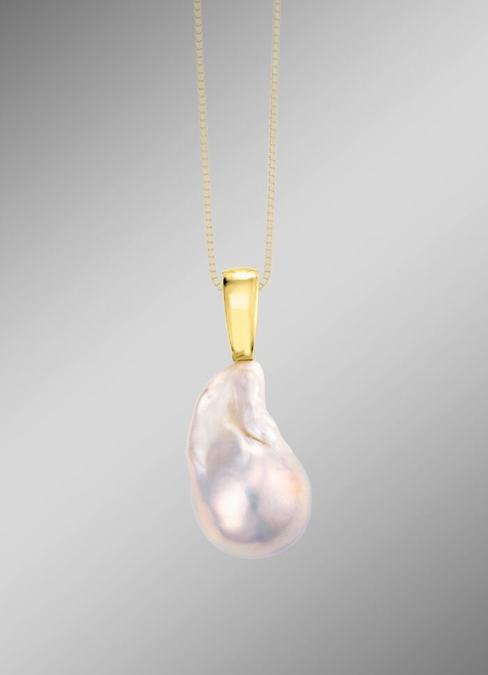 Unieke hanger met zoetwaterkweekparel 