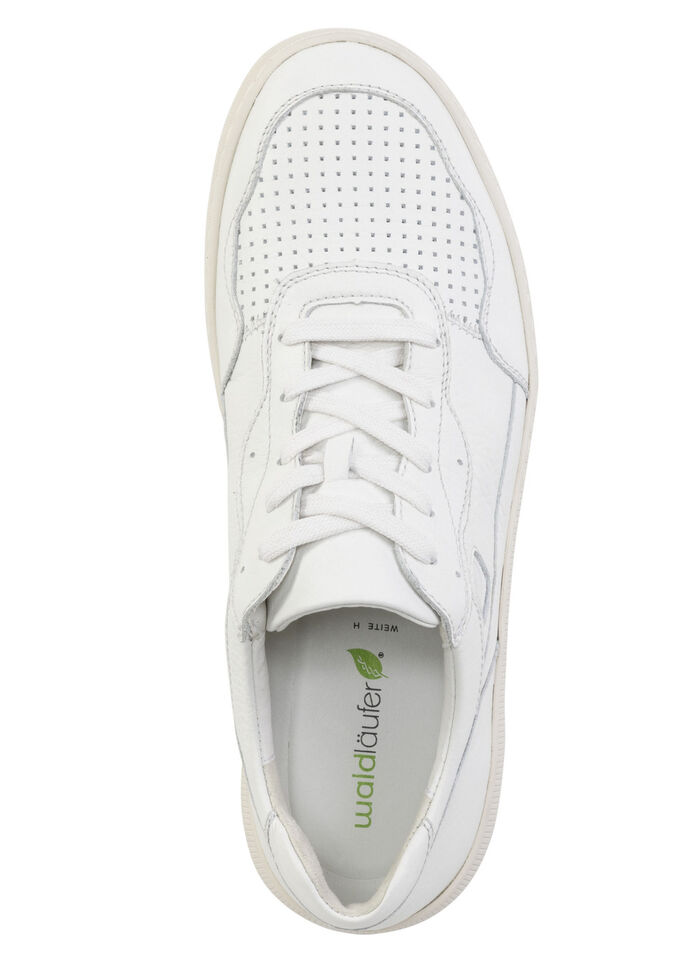 Waldläufer veterschoen van generfd nappaleer NATUURLIJK WIT