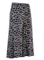 Culottes in pull-on stijl SCHWARZ-WEISS