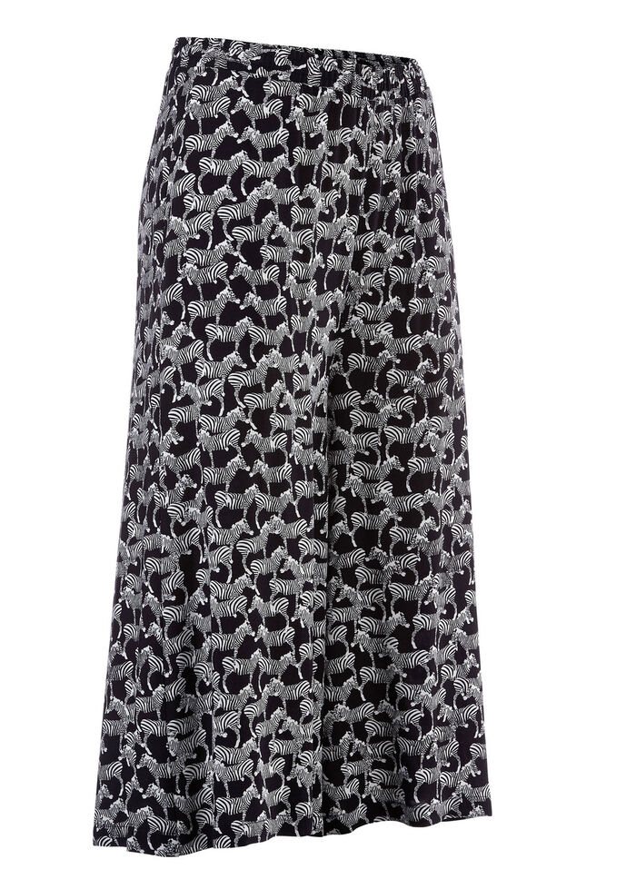 Culottes in pull-on stijl SCHWARZ-WEISS