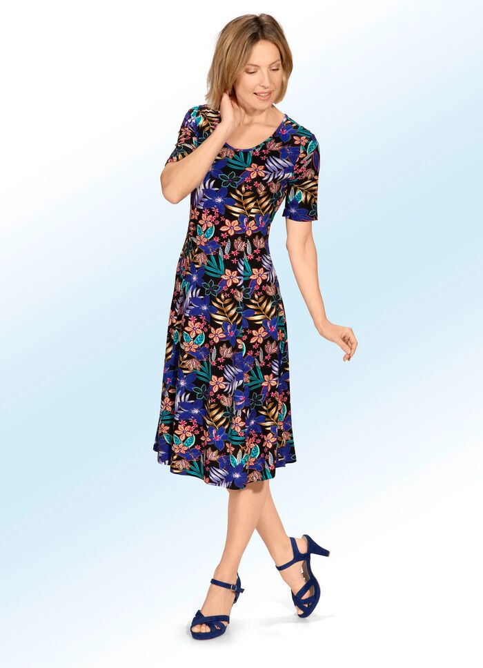 Jurk met inkjetprint 