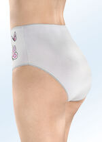 Drie-pack slips met vlindermotief 