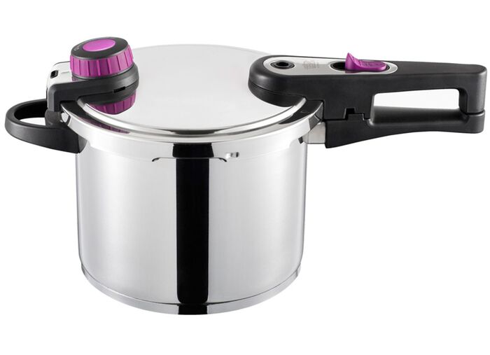 Snelkookpan gemaakt van roestvrij staal 