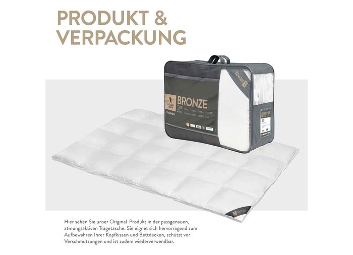 Fantastisch donsassortiment van Spessarttraum, met de grootste zorg vervaardigd in Duitsland 