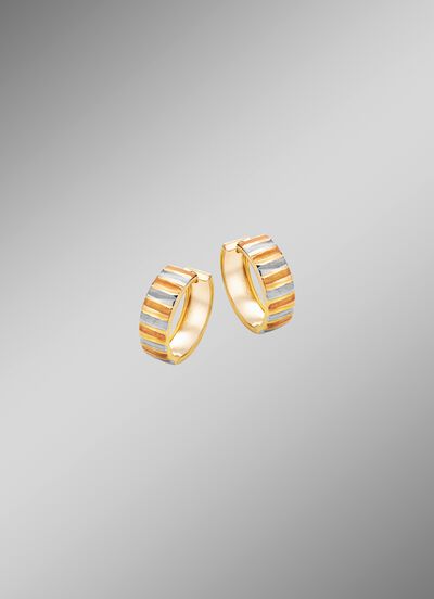 Elegantie in elk facet &ndash; driekleurige creolen 