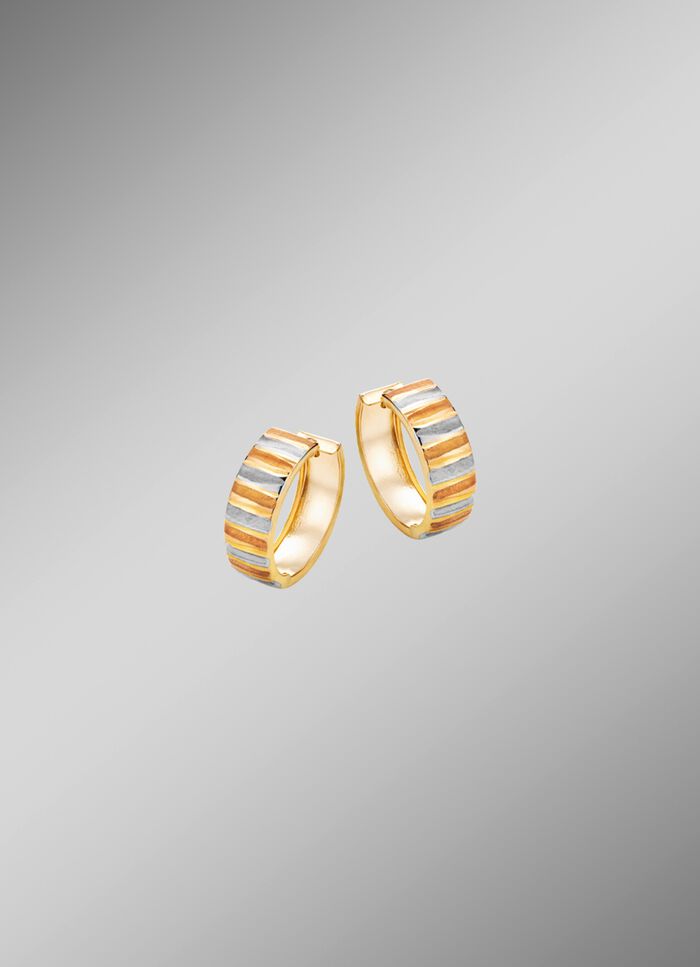 Elegantie in elk facet &ndash; driekleurige creolen 