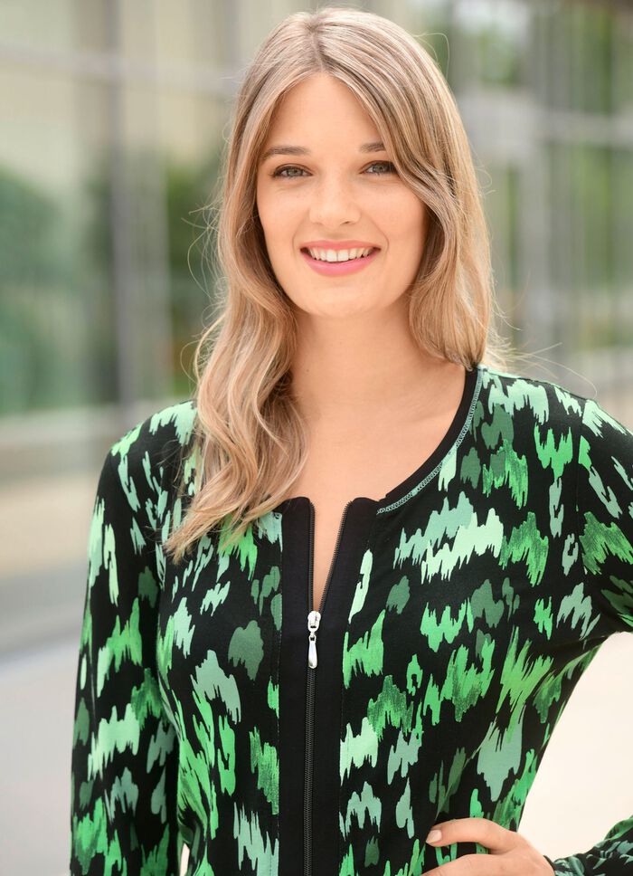 Overhemdjasje met praktische rits 