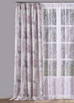 Prachtig gordijn gemaakt van decoratieve stof ROSÉ