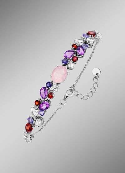 Betoverende armband met echte edelstenen 