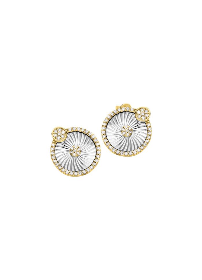 Stralende elegantie: oorbellen met 86 diamanten 