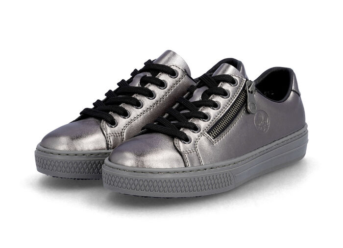Rieker, modieuze damessneakers, met rits ALTSILBER