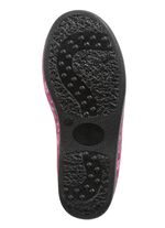 Warme damespantoffels, breedte H, met wol 